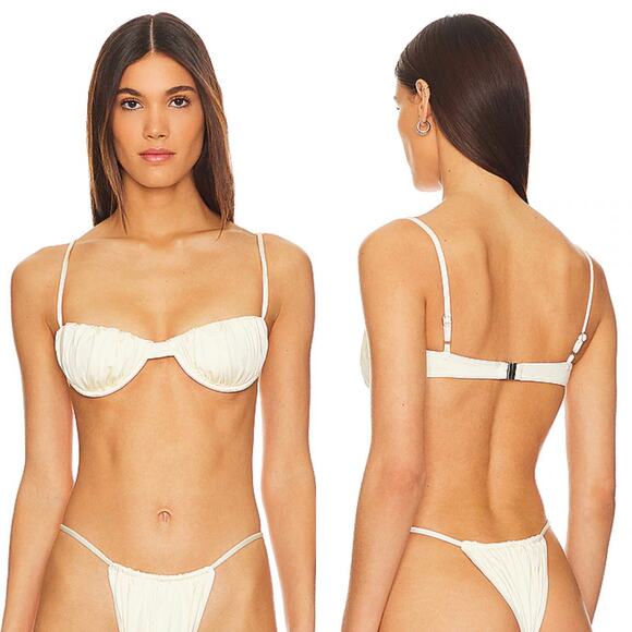 REVOLVE Other - NWT Belle The Label Sakina Bikini Top in Ivory Size Small